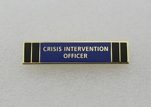 Crisis Intervention Officer CIO Police Citation Merit Award Bar Pin- gold - Picture 1 of 3