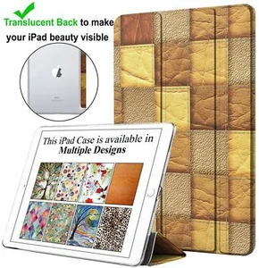 iPad Mini 7.9 5 4 3 2 1 Case A2133 A1538 A1599 A1489 A1432 Cover Brown Patchwork - Picture 1 of 108