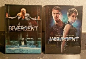 Divergent / Insurgent (2 DVD Set) Digibook w/Slipcovers LN - Picture 1 of 2
