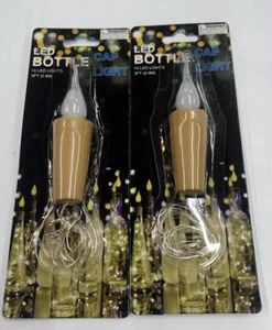 2 Set Wine Bottle Cork Fairy String Light LED Lights Battery Operated 3ft Long - Picture 1 of 2