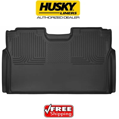 HUSKY 53491 X-Act Contour Floor Mats Full Coverage for 15-24 Ford F150 Crew Cab - Image 1 of 4