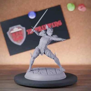 Vanguard Town Guard Miniature Warrior Mini Dungeons and Dragons 5e DnD TTRPG - Picture 1 of 8