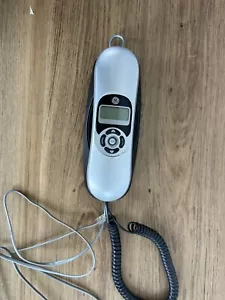 GE Slimline Corded Telephone Model #29265EE1-A Silver and Black Landline Phone - Zdjęcie 1 z 7