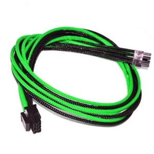 6pin pcie 30cm Corsair Cable AX1200i AX860i 760i RM1000 850 750 650 Green Black - Picture 1 of 1