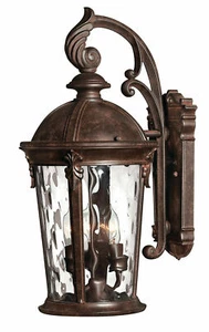Hinkley Lighting H1898RK 20.75"H 3 Light Lantern Outdoor Wall - River Rock - Picture 1 of 2