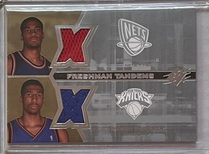 RC SEAN WILLIAMS WILSON CHANDLER 2007 UPPER DECK RELIC JERSEY NY KNICKS ROOKIES