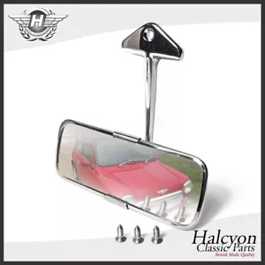 Classic Car Rectangular Interior Mirror for Minis | Die-Cast, S/Steel | 859 - Picture 1 of 6