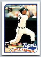 1989  Topps #514 Chet Lemon Detroit Tigers