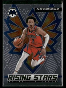 2021-22 Panini Mosaic Cade Cunningham #2 Rising Stars RC Detroit Pistons - Picture 1 of 2