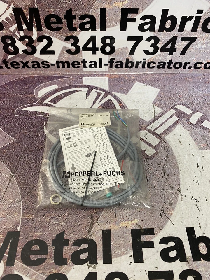 Pepperl Fuchs NBN4-12GM60-WS Inductive Proximity Swtich 2M Cable 4mm Range  - Image 1 of 3
