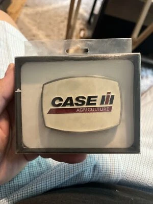 SpecCast Case IH Agricultura Cinturón Hebilla Blanco Esmalte Internacional Foto 1 de 2