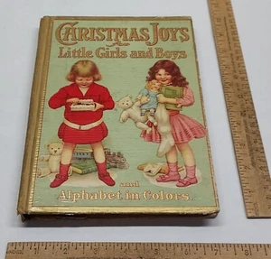 CHRISTMAS JOYS - Little Girls and Boys - and Alphabet in Colors - damaged - Picture 1 of 16