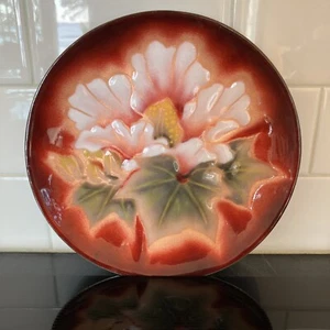 Original Rare Top Quality Japanese Ando Enamel Cloisonne Plate Charger 8 1/2” - Picture 1 of 15