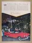 1957 Cadillac Convertible The Surf Club Surfside FL photo vintage print Ad
