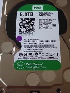 WD50EZRX-11NWHB1 DCM: HBNNHVJAAB 18 FEB 2015 Western Digital WD Green 5TB - Afbeelding 1 van 1