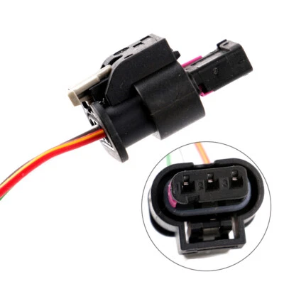 3 Pins Connector Contact Plug Socket Pigtail # 4F0973703  - Image 1 of 4