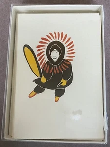 Agnes Nanogak Vintage Original Kunstdrucke in Schachtel Grußnotizkarten selten Inuit - Bild 1 von 7