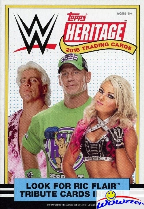 2018 Topps WWE Heritage Wrestling EXCLUSIVE Sealed HANGER Box-Roster Update! - Image 1 of 1