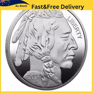 2024 American Bison 1 oz .9999 Fine Silver Bullion Uncirculated Coin Liq - Picture 1 of 7