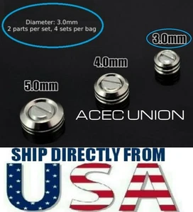 USA SELLER 4 x Metal Armor Detail-up Φ 3mm Covered Screws For MG HG PG Gundam - Picture 1 of 4