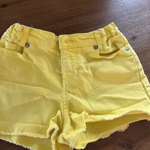 Mini Boren Girls Shorts Size 9 Y Yellow Super Cute - Picture 1 of 2