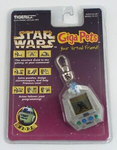 Star Wars Giga Pet R2-D2 Electronic Virtual Pet by Tiger Electronics 1997 Sealed