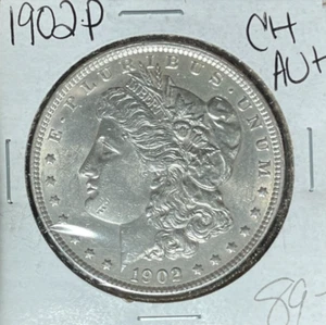 Dólar de plata Morgan 1902 ~ch/au+ ~bonita moneda~ - Imagen 1 de 2