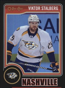 2014-15 O-Pee-Chee Black Rainbow #88 Viktor Stalberg /100