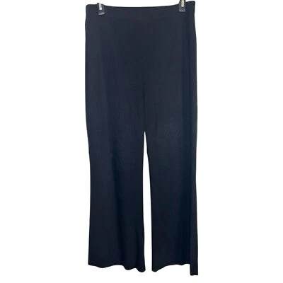 Exclusively Misook Black Bootcut Pull On Pant Dressy Size Large Petite - Image 1 of 4