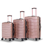 3 Pcs Hardshell Luggage Set Spinner Expandable Suitcase Tsa Lock 20/24/28 Light