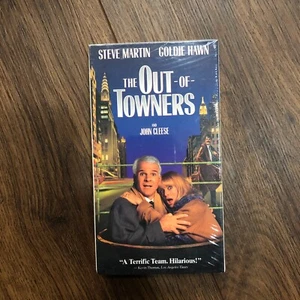 The Out Of Towners VHS Tape 1999 Steve Martin SEALED BLOCK BUSTER Sticker Movie - Imagen 1 de 6