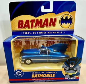 Corgi Batman 1950's Batmobile 1:43 Scale DC Die-Cast BMBV1 Version 1 SEALED - Picture 1 of 2