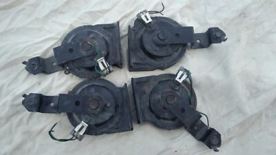 4 HORNS CADILLAC ELDO DEVILLE GM TRAIN 4 NOTE HORN SET A,C,D,F = LOUD - Image 1 of 4