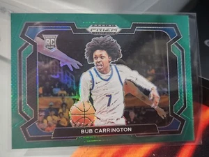2024 Panini Prizm Draft Picks Bub Carrington #88 Rookie Variation Green PRIZM - Picture 1 of 2