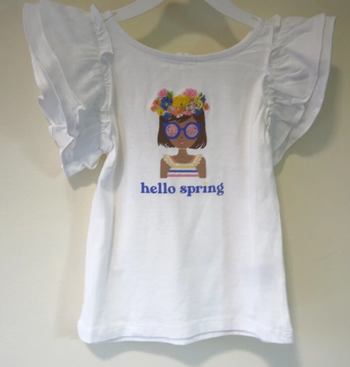 NWT Janie and Jack Hello Spring Top Girl's Size 7 - Image 1 of 1