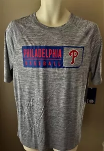 Genuine Merchandise PHILADELPHIA BASEBALL SHIRT M NEW MLB Phillies Mens NWT - Picture 1 of 2