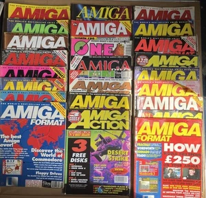 Collection Of 22 Amiga Computer Magazines Format / Power Etc 1992 - 1994 Ish - Afbeelding 1 van 13