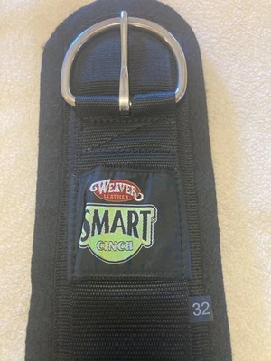 32" Weaver Smart Cinch Straight Felt Western Cinch with Roller Buckle- UNUSED - Image 1 of 4