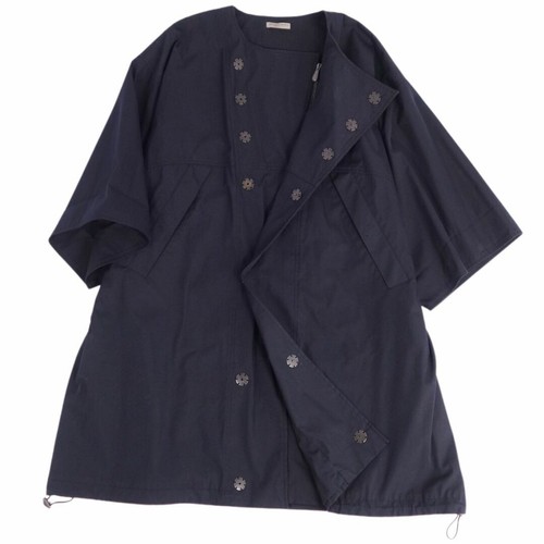 Cappotto Bottega Veneta senza colletto doppiopetto 3 4 maniche tinta unita usato0