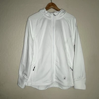 Chaqueta Spyder Blanca Activa Atlética Exterior Senderismo Pista Mujer’s Talla XL DEFECTUOSA Foto 1 de 4
