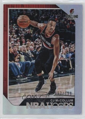 2018-19 Panini NBA Hoops Silver /199 CJ McCollum #178 - Image 1 of 2