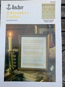 Anker Stickblatt AEL 010 Exquisit gezeichnete Fadenarbeit Muster - Bild 1 von 2