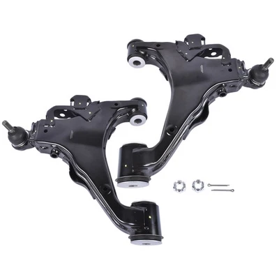 Par de kit de brazo de control inferior delantero para Lexus LX570 2008-2021 Toyota Land Cruiser Foto 1 de 4