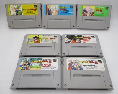 SFC DRAGON BALL Z Super Gokuden HYPER DIMENSION ... 7Games SNES Japan import - Image 1 of 4