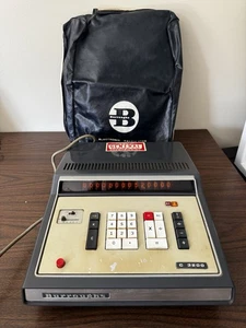 Vintage Burroughs C3200 Elektronischer Taschenrechner Nixie Röhrenanzeige Retro 1960 - Bild 1 von 11