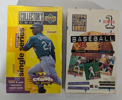 LOT OF 2 1995 Upper Deck Collector’s Choice 1994 Stadium Club FACTORY SEALED BOX - Image 1 of 3
