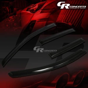 VISERA DE VENTANA TINTE HUMO/DEFLECTOR DE VIENTO VENTILACIÓN CORTINA DE LLUVIA PARA 07-12 NISSAN VERSA - Imagen 1 de 11