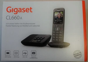 GIGASET CL660A Schnurloses Telefon mit Anrufbeantworter - Bild 1 von 1
