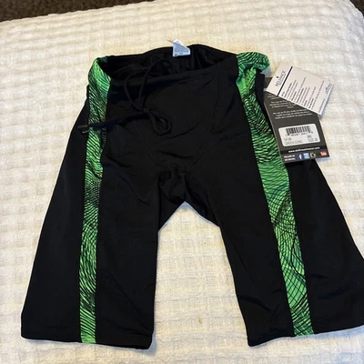 DOLFIN Reliance Sonic Spliced Jammer Traje Hombre Negro con Empalme Verde Talla 28 Foto 1 de 4