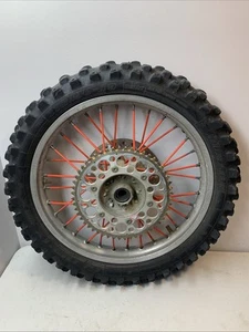2004 CRF450R OEM Rear Wheel Rim Tire Rotor Sprocket Hub Crf 450r CRACKED RIM! - Picture 1 of 24